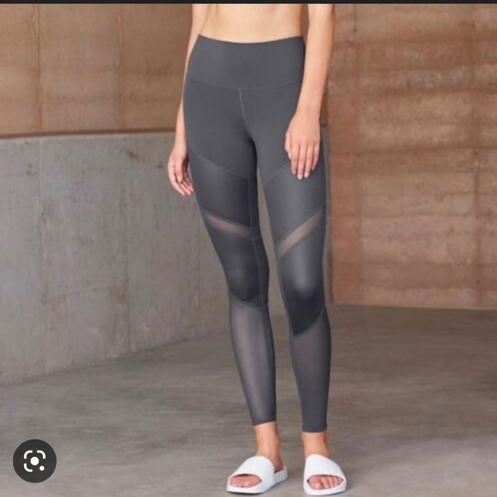 Alo grey mesh leggings